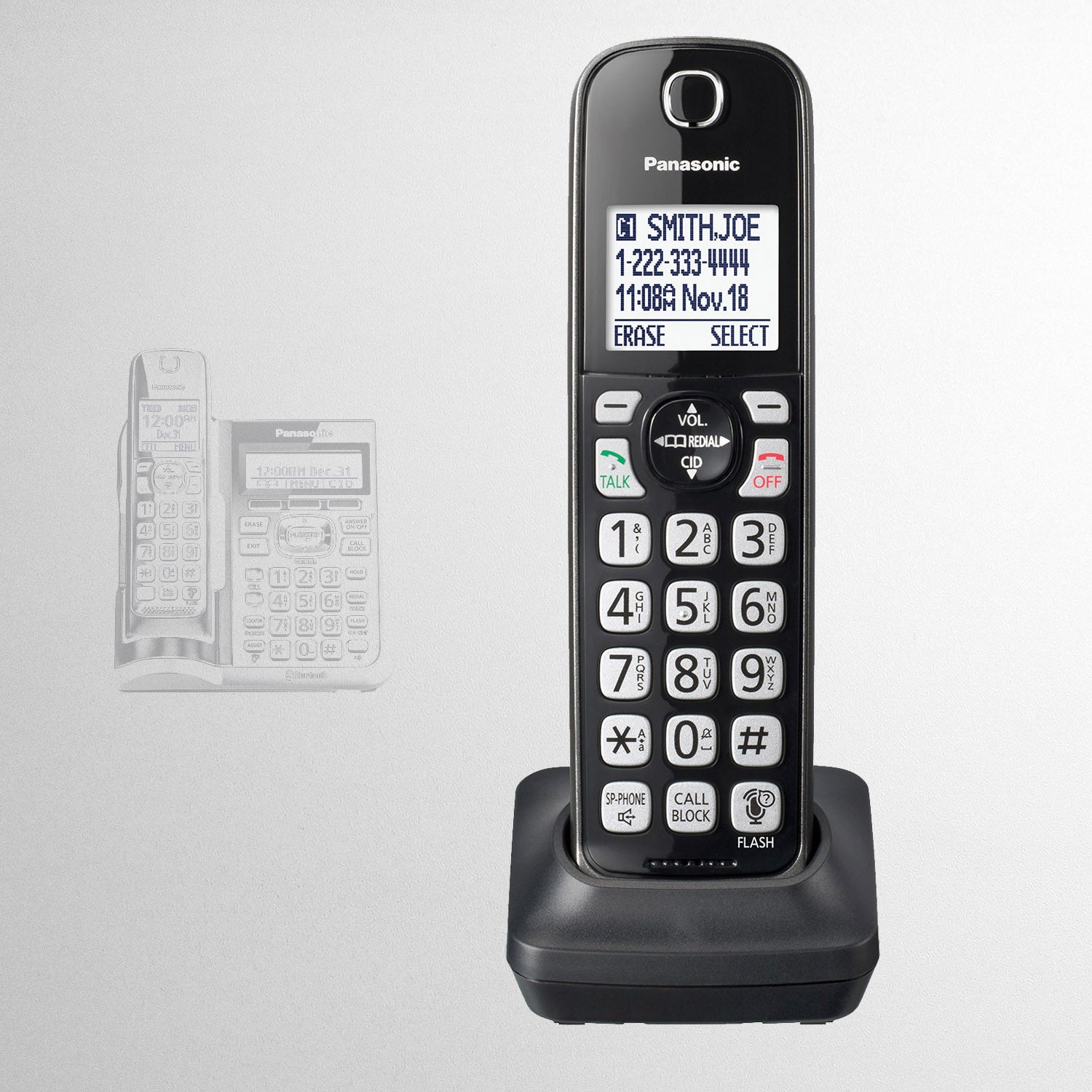 Cordless Phone Accessory Handset for TGD66x Series
