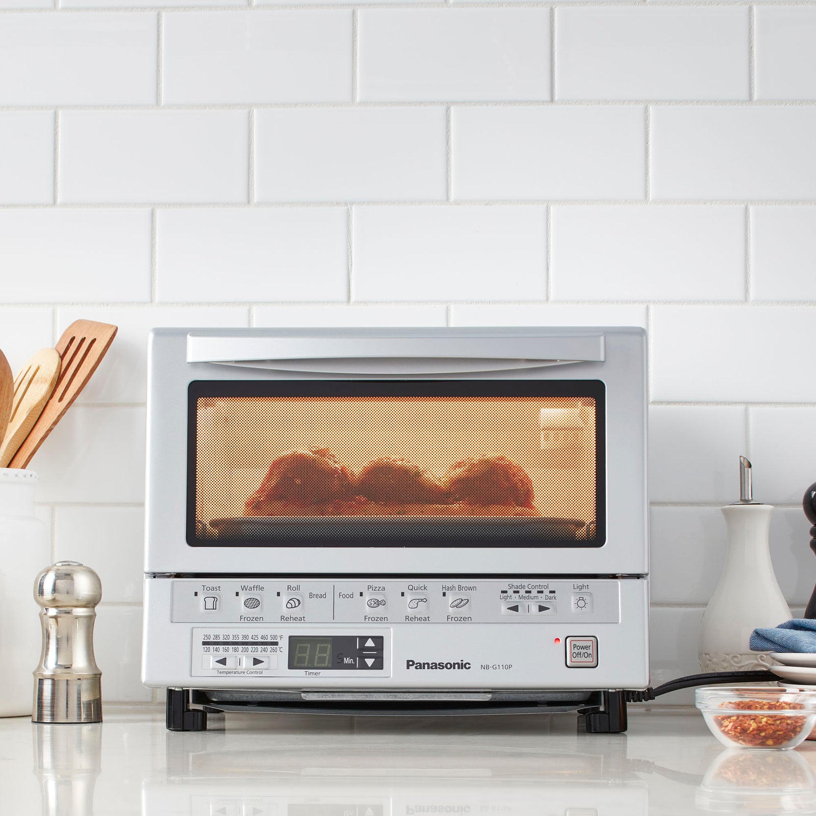 Panasonic Flashxpress™ Toaster Oven 4 Slice Toaster 1300w Nb G110p