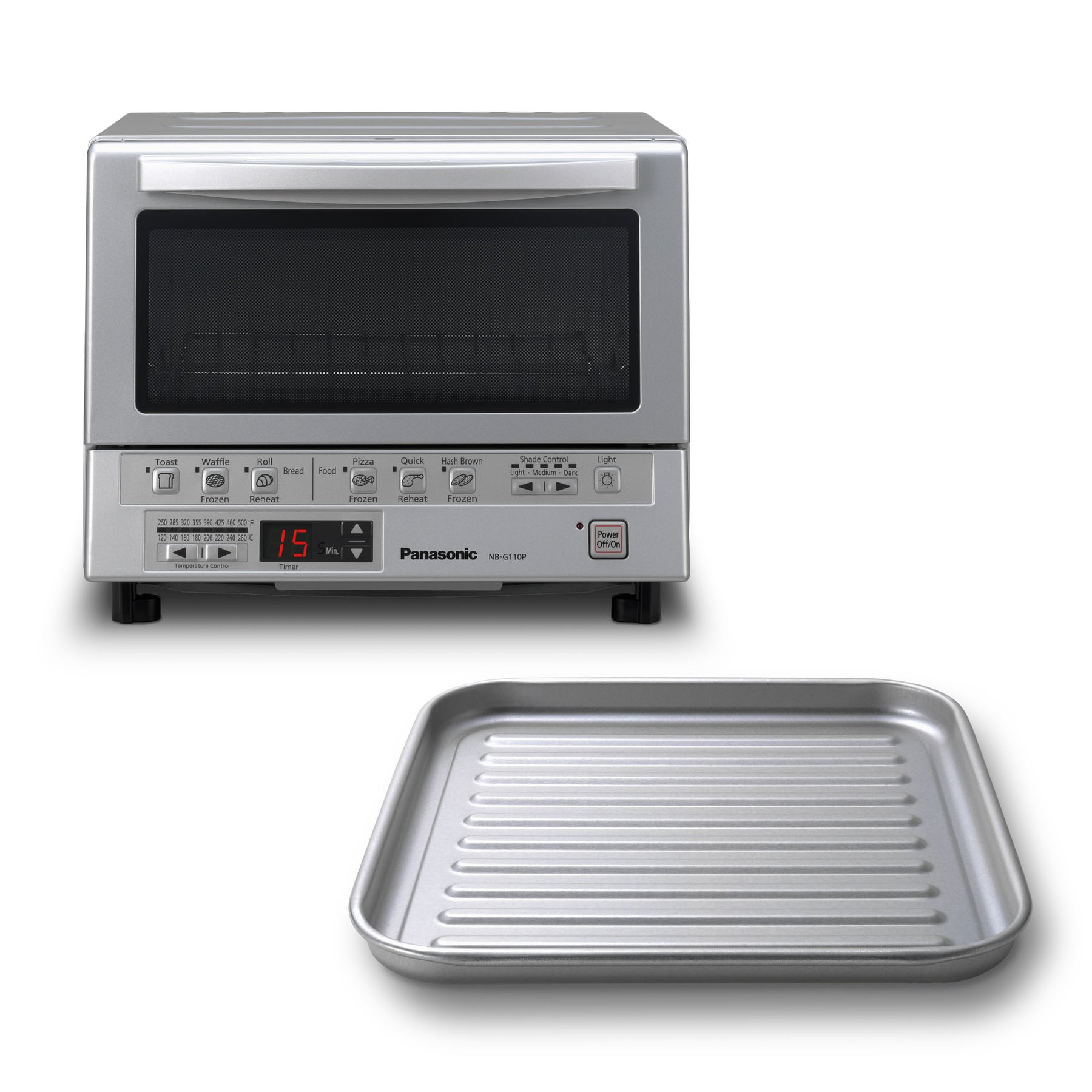 Panasonic FlashXpress™ Toaster Oven, 4Slice Toaster 1300W NBG110P