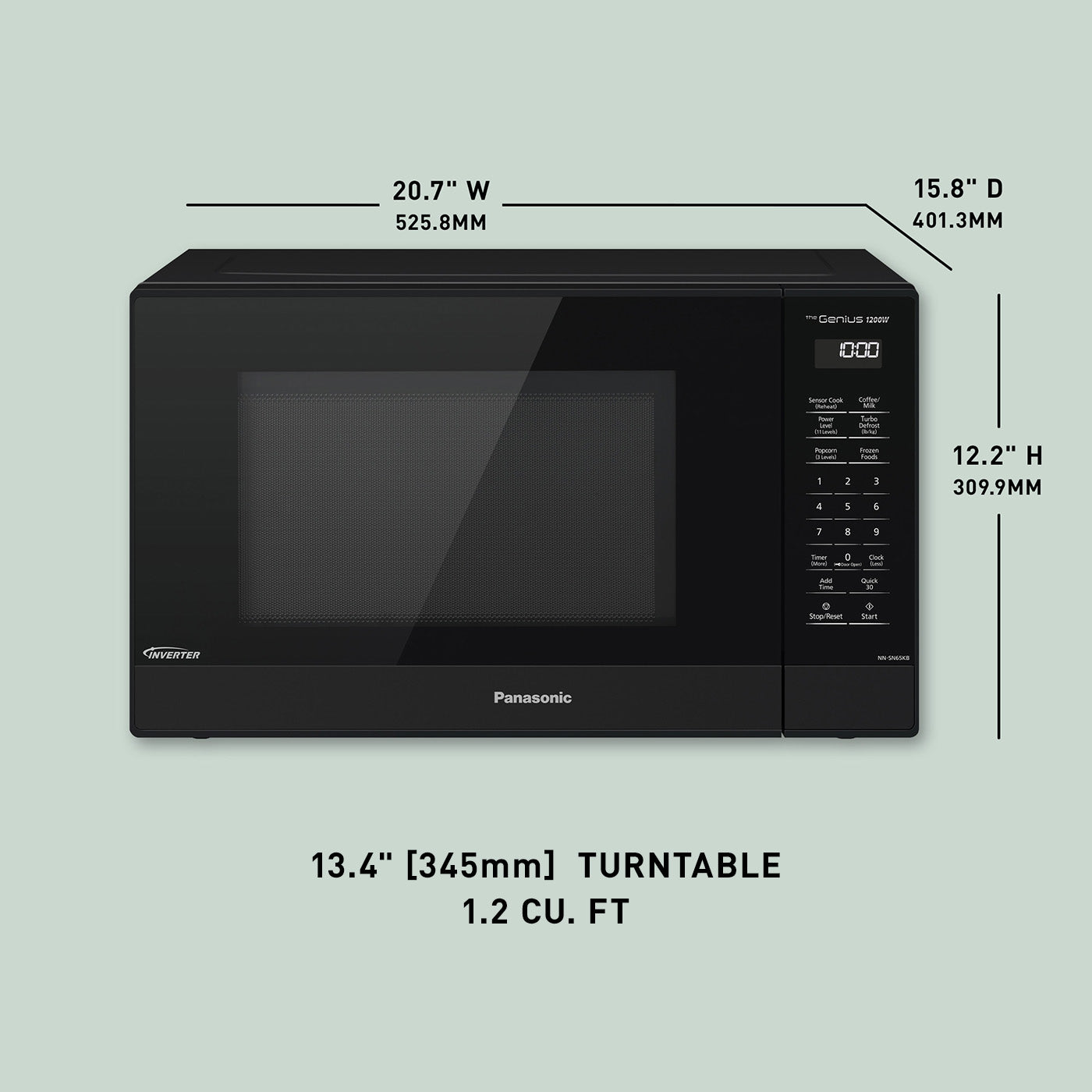 ニトリ電子レンジ ＠神戸市灘区六甲　A microwave @Kobe-Nada-Rokko. Discount is possible 1.2 cu.ft. Inverter Technology, 1200W - NN-SN65K
