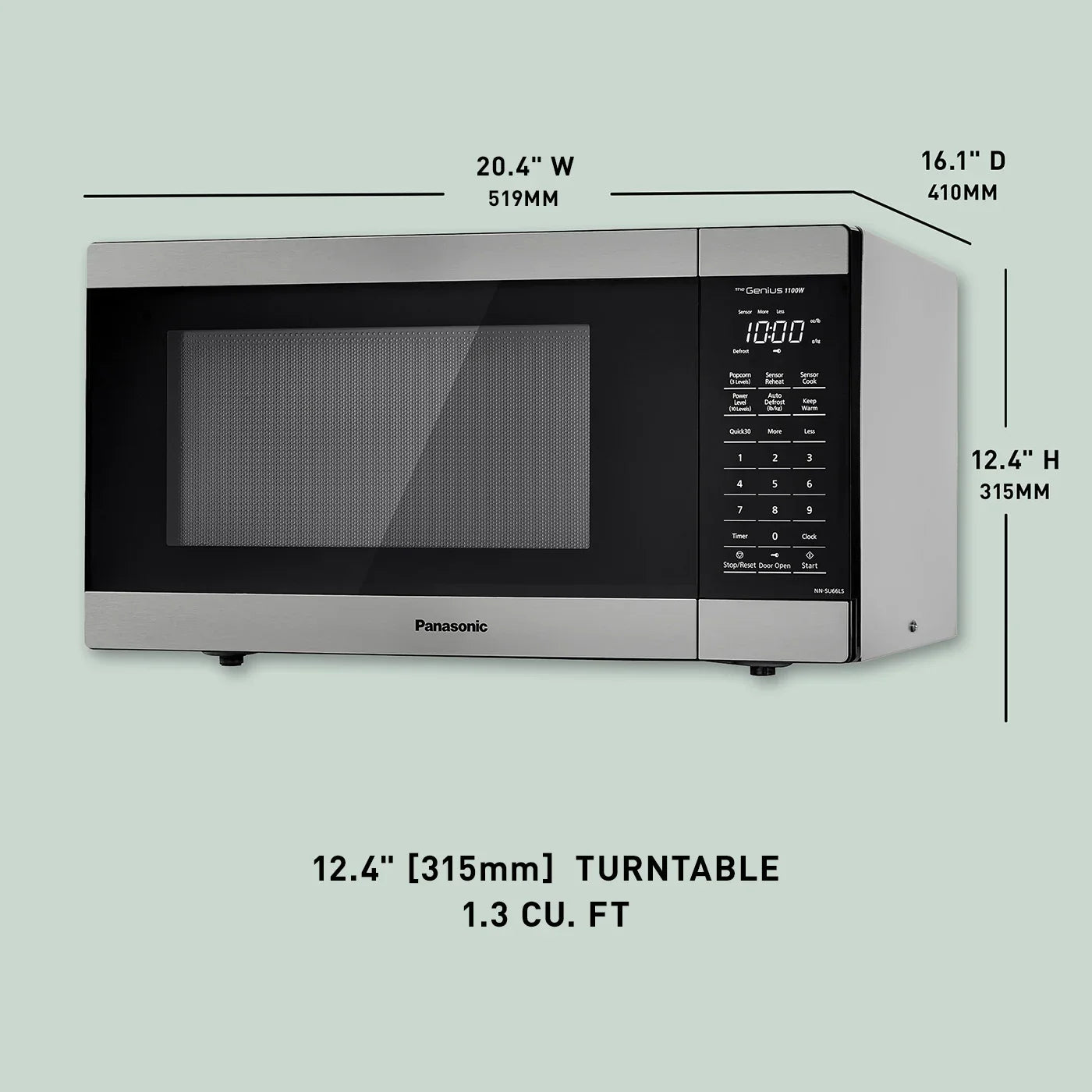 Panasonic Microwave Oven with Genius Sensor Cooking Technology