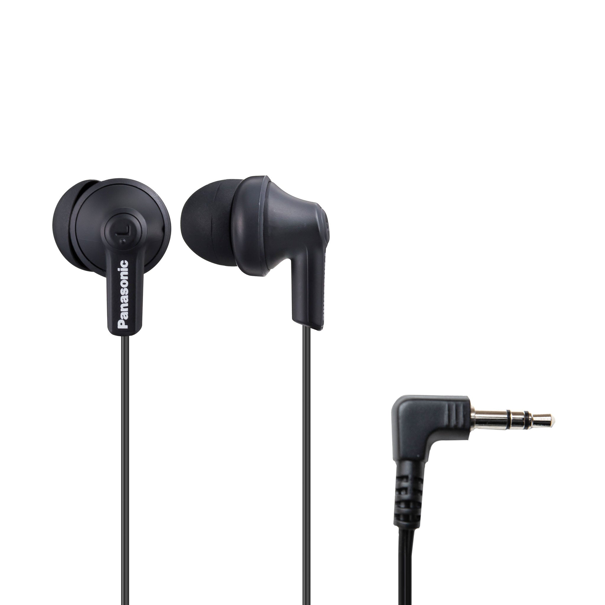 Panasonic Earbud Phones Headphones for with Laptops 3.5mm and ErgoFit RP-HJE120 - In-Ear Jack