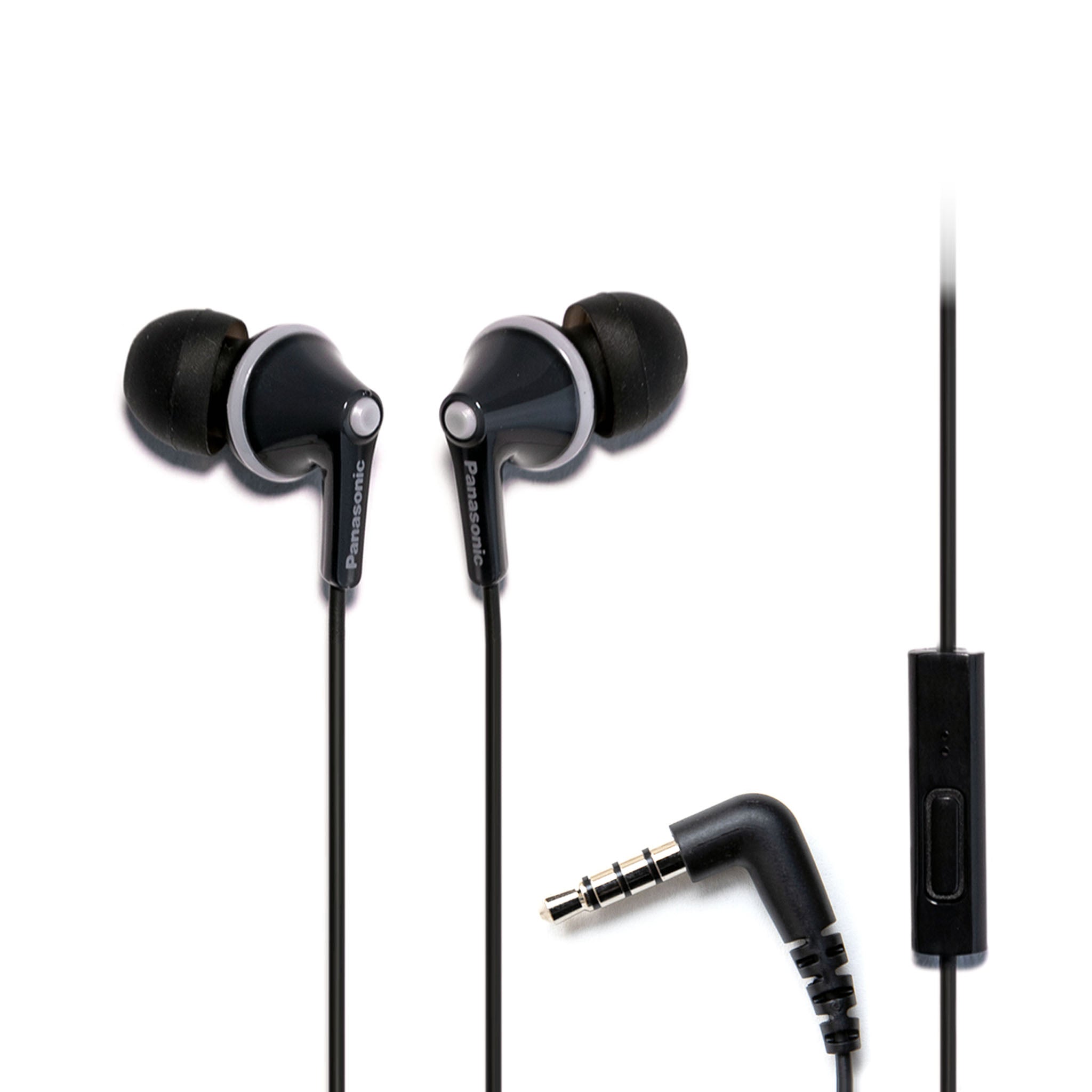 ErgoFit In-Ear Earbud Headphones with Microphone