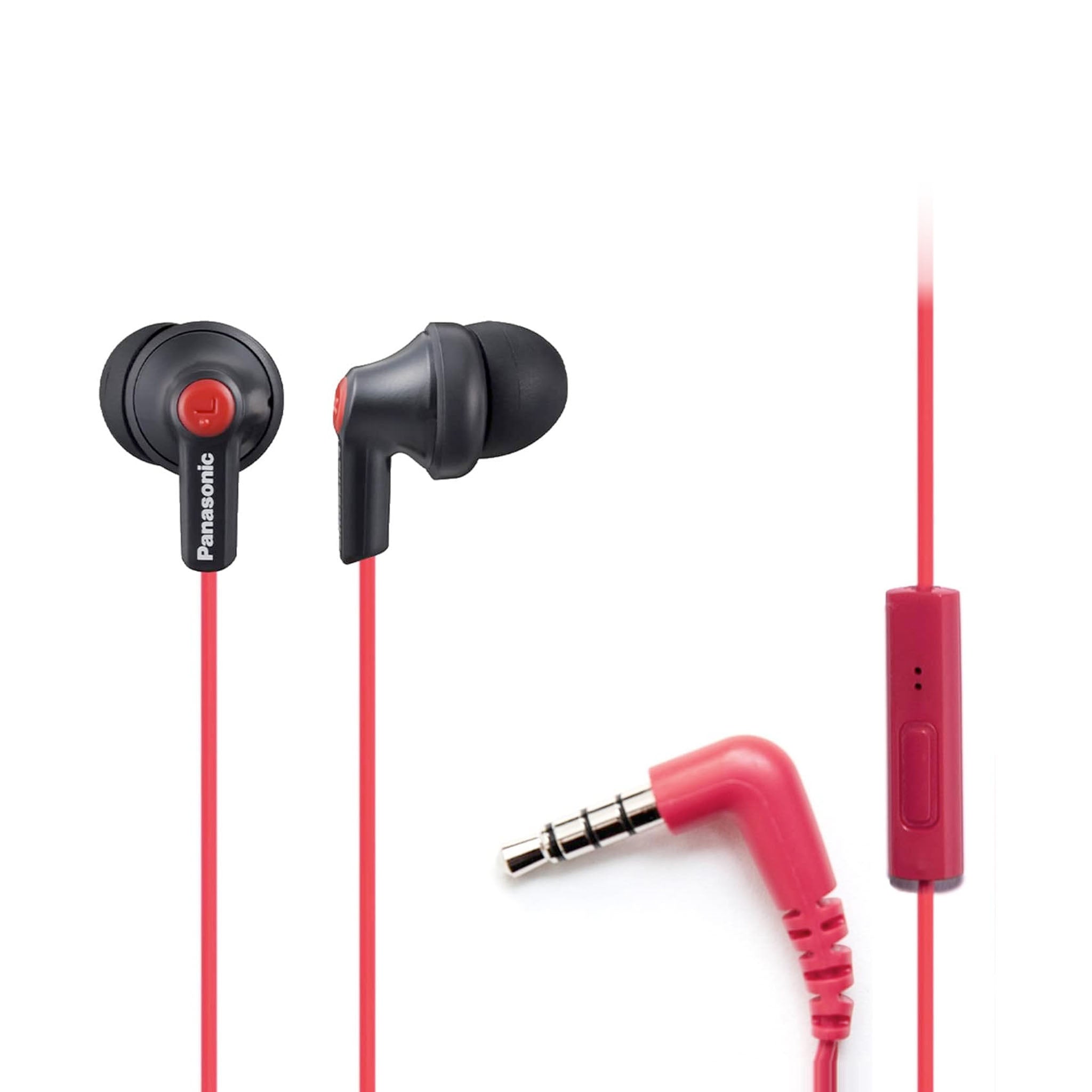 ErgoFit In-Ear Earbud Headphones with Microphone