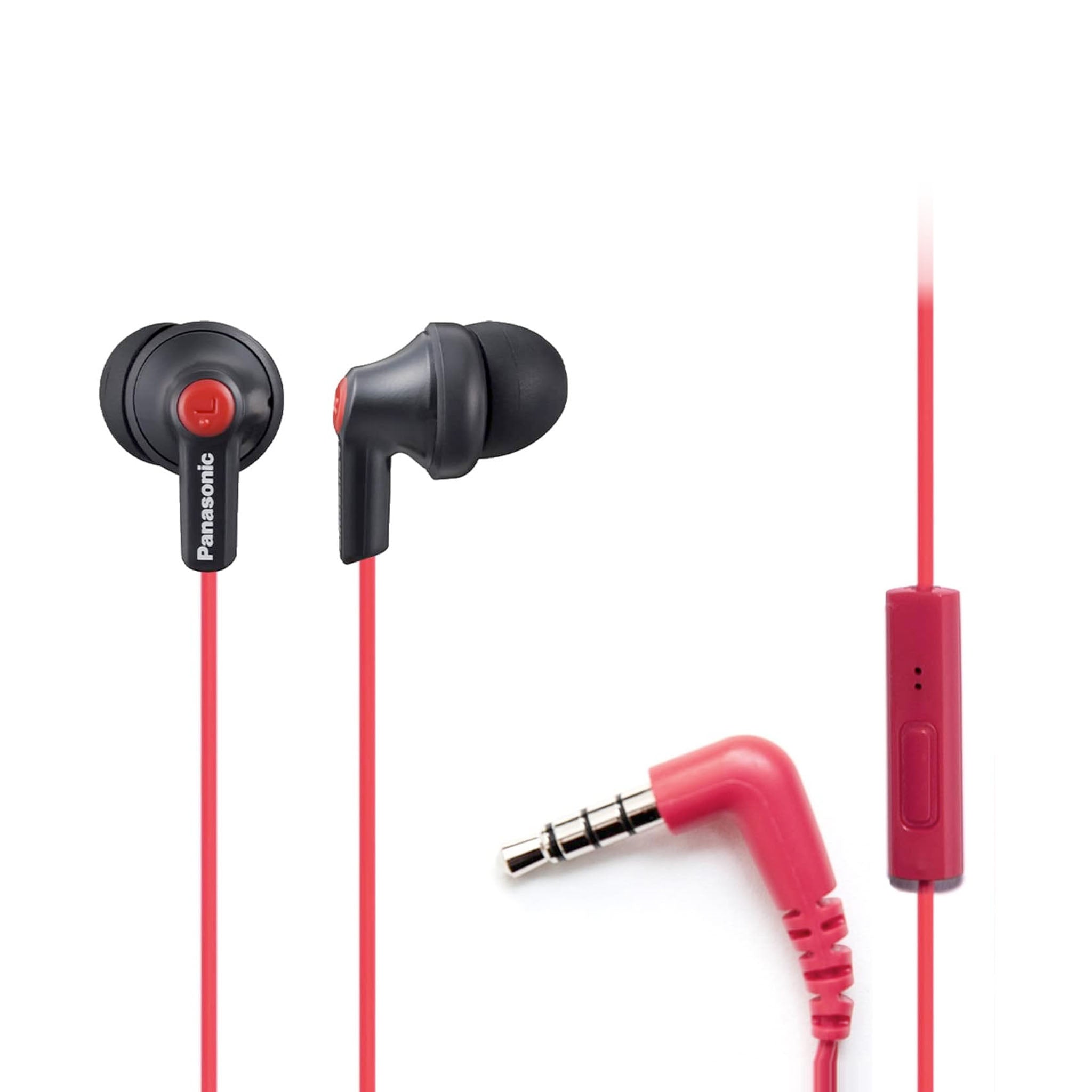 Panasonic ErgoFit In-Ear Earbud Headphones - with RP-TCM125 Microphone