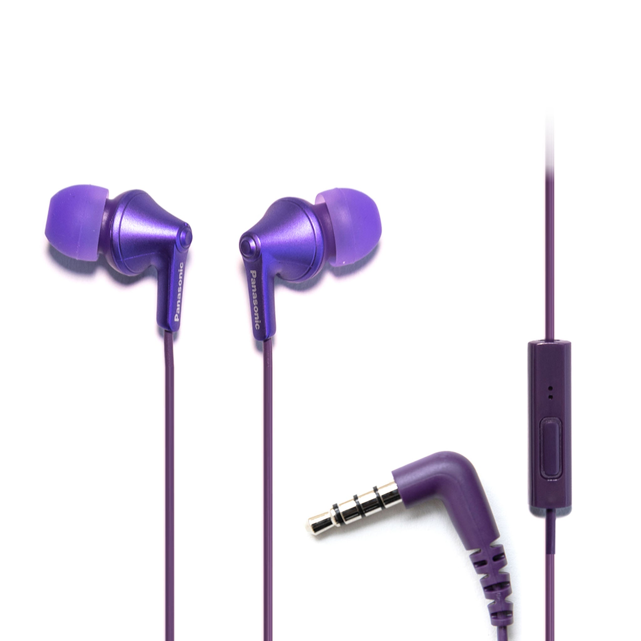 ErgoFit In-Ear Earbud Headphones with Microphone