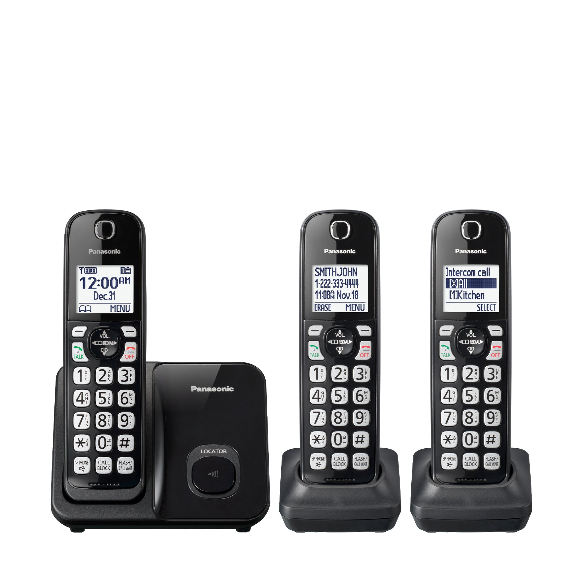 Panasonic KX-TGD390B, Cordless Phone