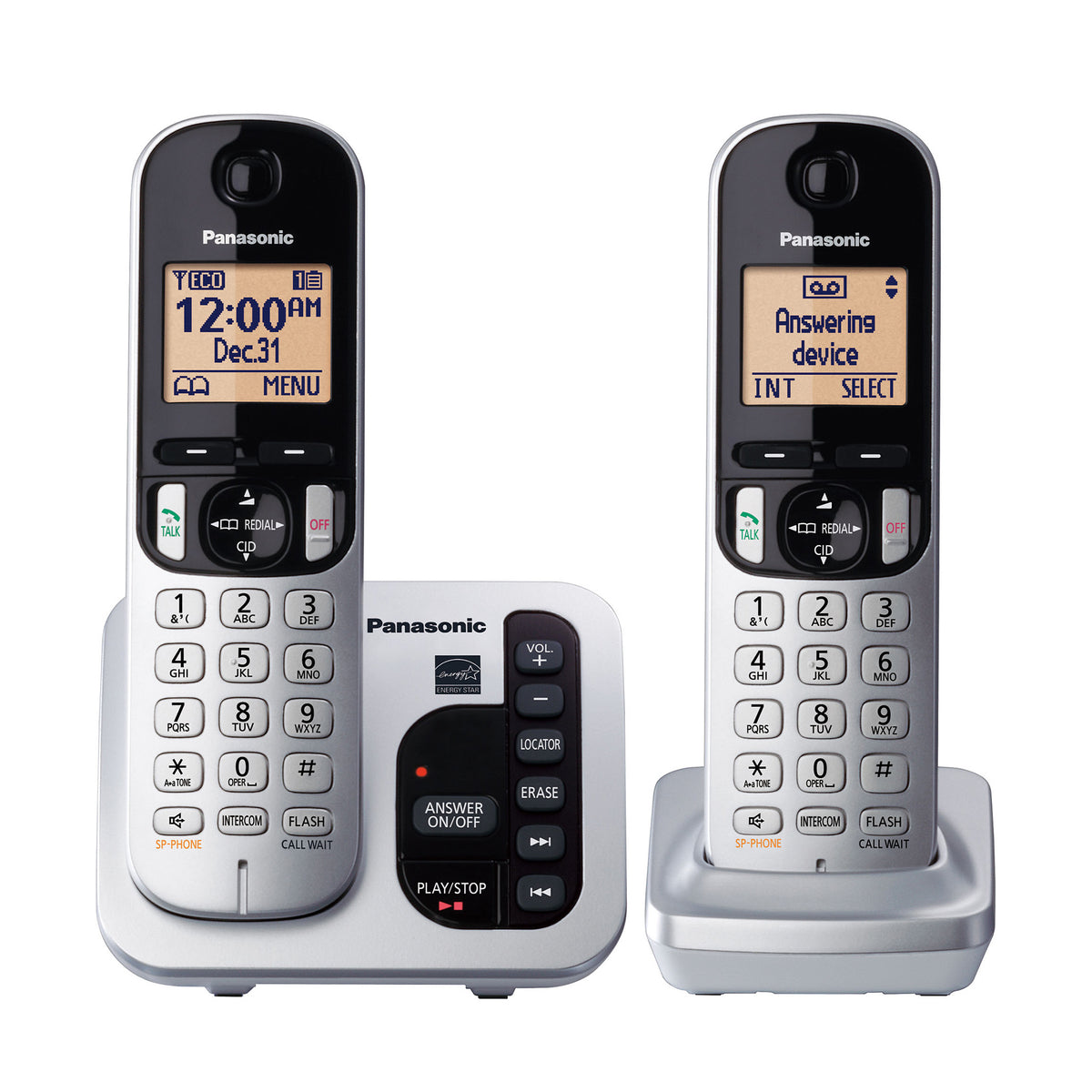 Panasonic Expandable Cordless Phone System with Amber Backlit Display and  Call Block – KX-TGC35x Series